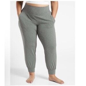 Athleta Salutation Jogger size XS Heather Green